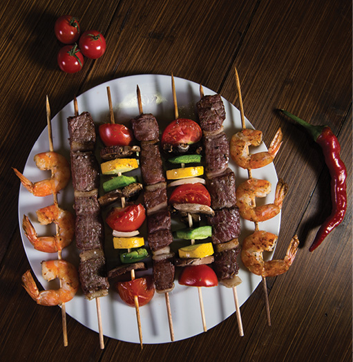 Southwestern Surf & Turf Kabobs