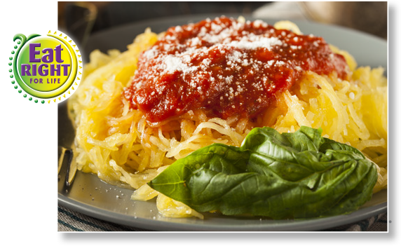 Spaghetti Squash with Tomatoes and Herbs