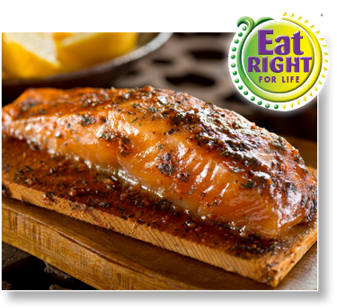Cedar Planked Salmon with Jalapeño-Corn Salsa