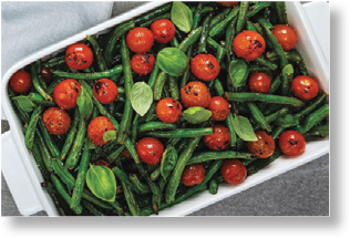 Green Beans and Cherry Tomatoes