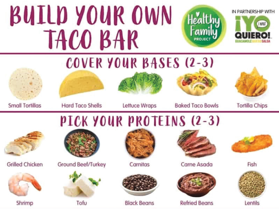 Build your own taco bar