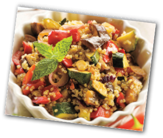 Grilled Vegetable & Quinoa Salad