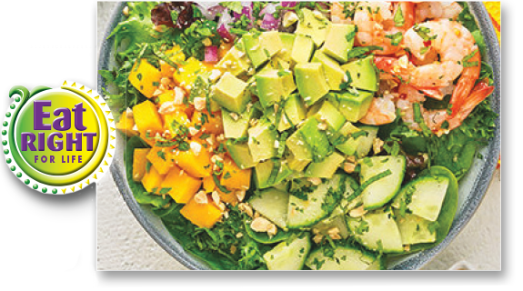 Thai Avocado Shrimp Bowl