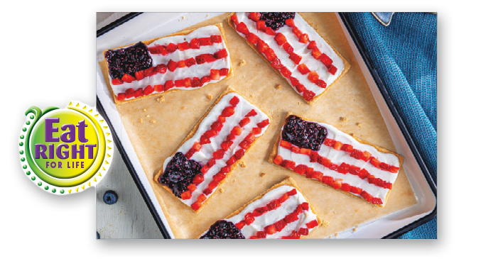 4th of July Fruity Grahams