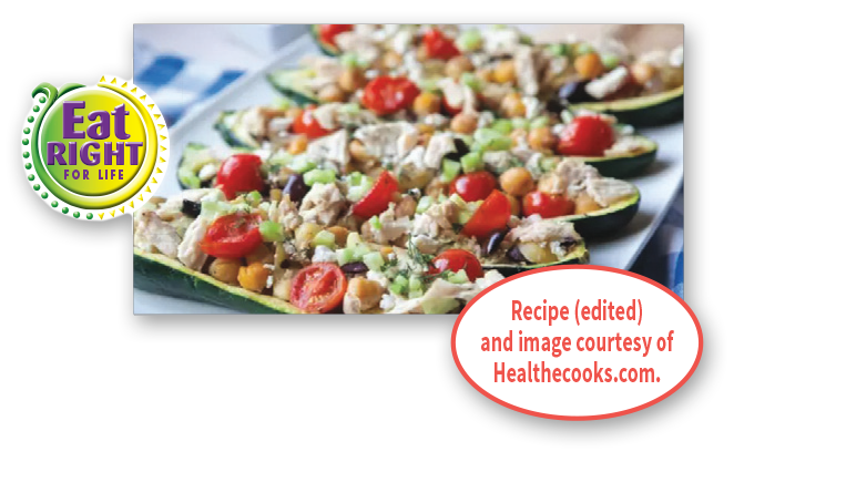 Heart Healthy Mediterranean Chicken and Zucchini