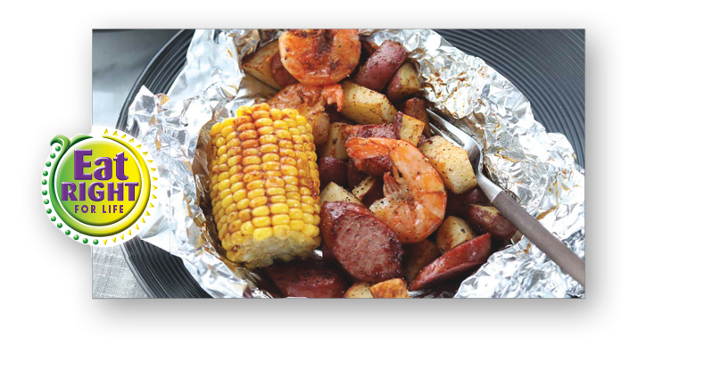 Cajun Shrimp Boil Foil Packets