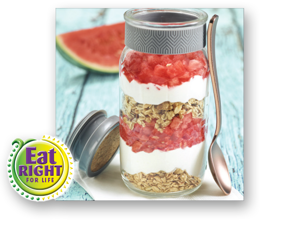 Watermelon Breakfast Parfait