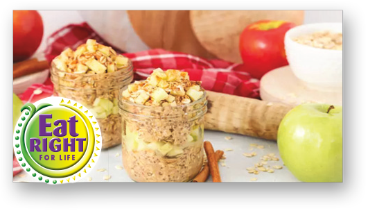 Healthy Apple Pie Overnight Oats